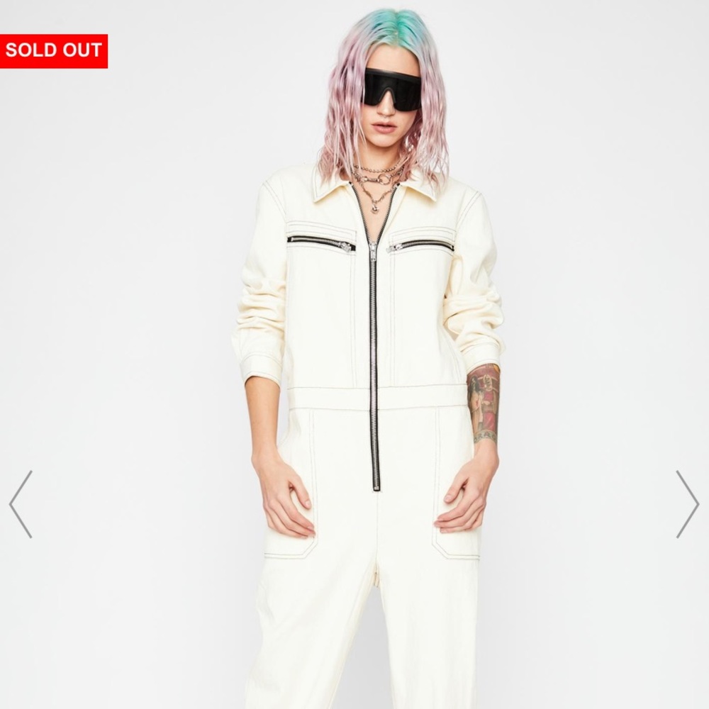 Current Mood Ace Denim Jumpsuit